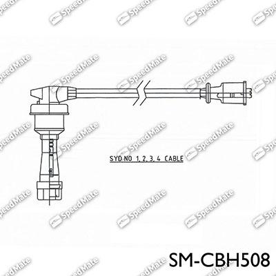 SpeedMate SM-CBH508 - Augstsprieguma vadu komplekts adetalas.lv