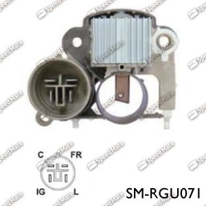 SpeedMate SM-RGU071 - Ģeneratora sprieguma regulators adetalas.lv