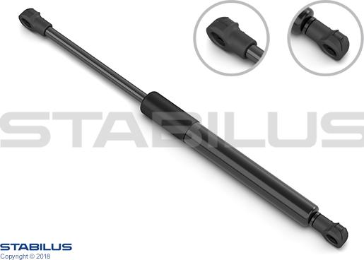 STABILUS 512182 - Gāzes atspere, Bagāžas / Kravas nodalījuma vāks adetalas.lv