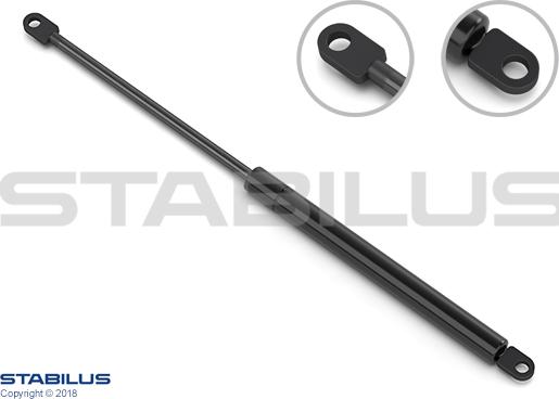 STABILUS 8538BB - Gāzes atspere, Bagāžas / Kravas nodalījuma vāks adetalas.lv