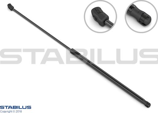 STABILUS 086531 - Gāzes atspere, Motora pārsegs adetalas.lv