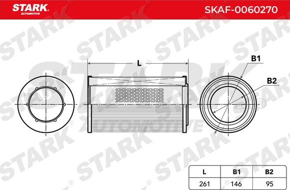 Stark SKAF-0060270 - Gaisa filtrs adetalas.lv