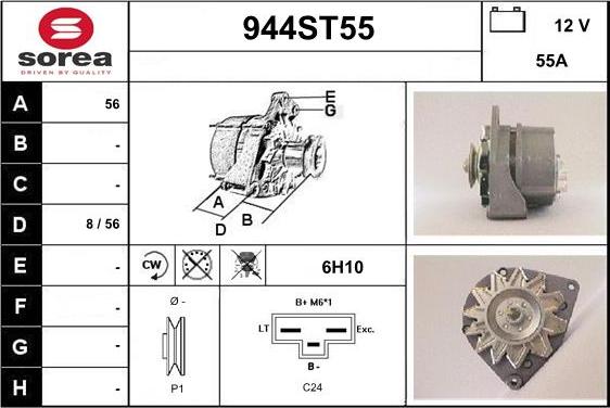 STARTCAR 944ST55 - Ģenerators adetalas.lv