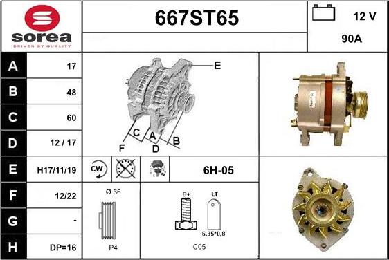 STARTCAR 667ST65 - Ģenerators adetalas.lv