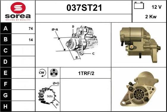 STARTCAR 037ST21 - Starteris adetalas.lv