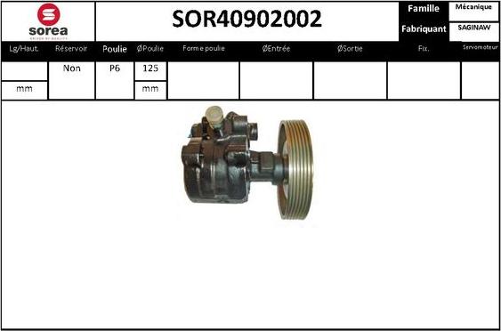 STARTCAR SOR40902002 - Hidrosūknis, Stūres iekārta adetalas.lv