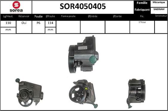 STARTCAR SOR4050405 - Hidrosūknis, Stūres iekārta adetalas.lv