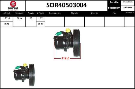 STARTCAR SOR40503004 - Hidrosūknis, Stūres iekārta adetalas.lv