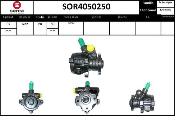 STARTCAR SOR4050250 - Hidrosūknis, Stūres iekārta adetalas.lv