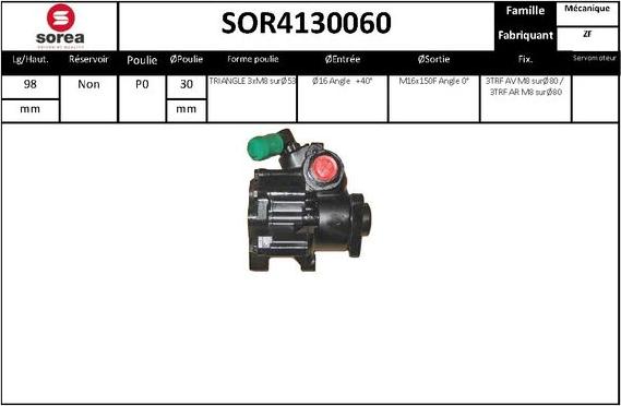 STARTCAR SOR4130060 - Hidrosūknis, Stūres iekārta adetalas.lv