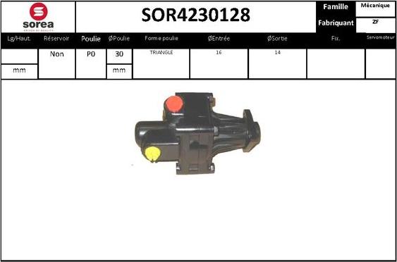 STARTCAR SOR4230128 - Hidrosūknis, Stūres iekārta adetalas.lv