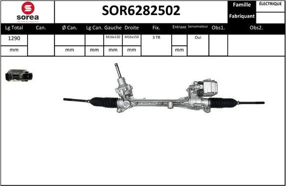 STARTCAR SOR6282502 - Stūres mehānisms adetalas.lv