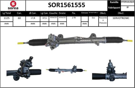 STARTCAR SOR1561555 - Stūres mehānisms adetalas.lv