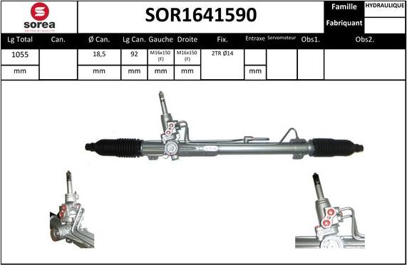 STARTCAR SOR1641590 - Stūres mehānisms adetalas.lv