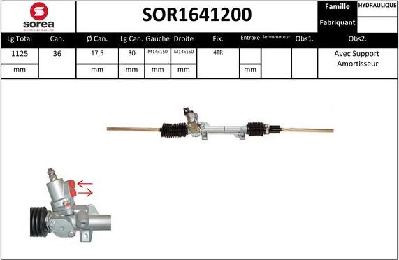 STARTCAR SOR1641200 - Stūres mehānisms adetalas.lv