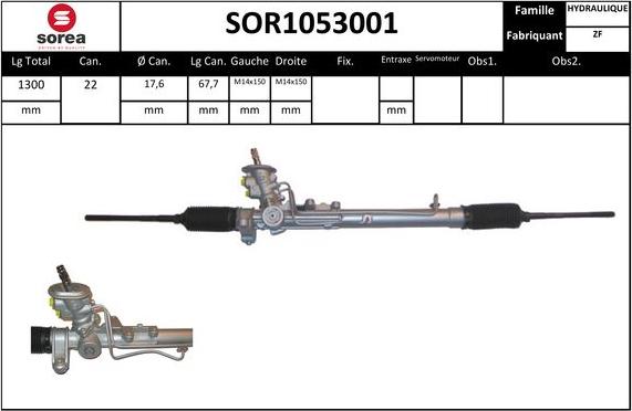 STARTCAR SOR1053001 - Stūres mehānisms adetalas.lv