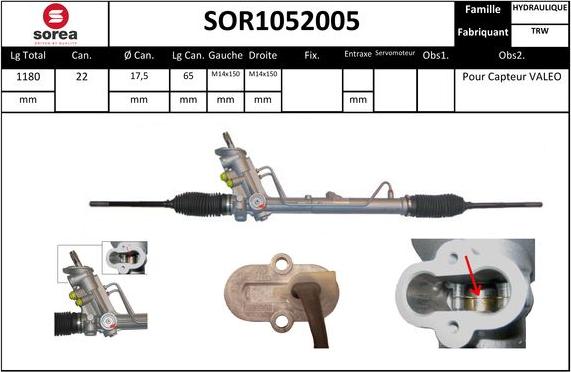 STARTCAR SOR1052005 - Stūres mehānisms adetalas.lv