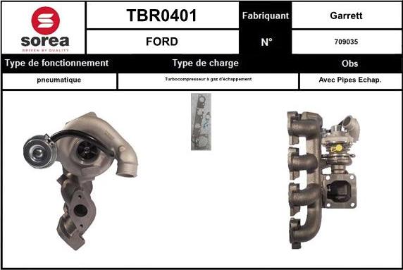 STARTCAR TBR0401 - Kompresors, Turbopūte adetalas.lv