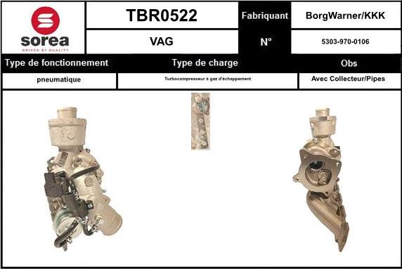 STARTCAR TBR0522 - Kompresors, Turbopūte adetalas.lv