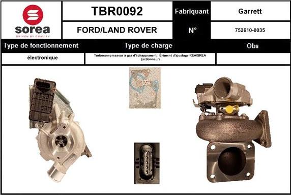 STARTCAR TBR0092 - Kompresors, Turbopūte adetalas.lv