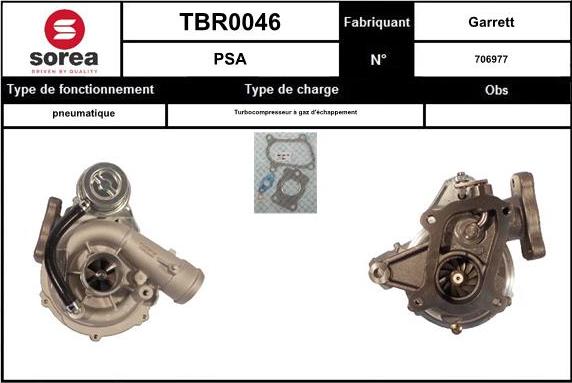 STARTCAR TBR0046 - Kompresors, Turbopūte adetalas.lv