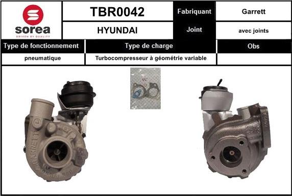 STARTCAR TBR0042 - Kompresors, Turbopūte adetalas.lv