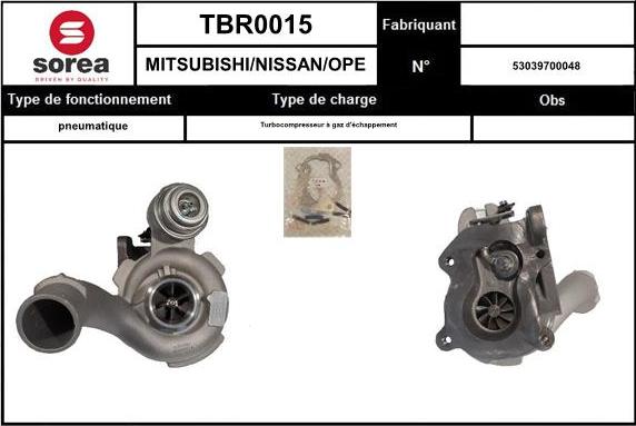 STARTCAR TBR0015 - Kompresors, Turbopūte adetalas.lv