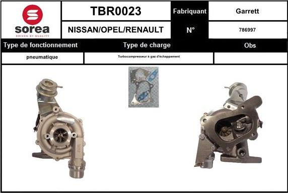 STARTCAR TBR0023 - Kompresors, Turbopūte adetalas.lv