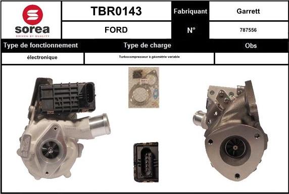 STARTCAR TBR0143 - Kompresors, Turbopūte adetalas.lv