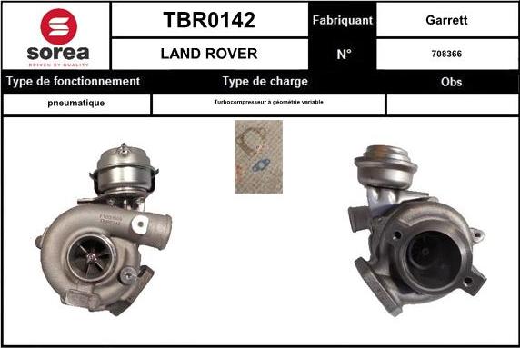 STARTCAR TBR0142 - Kompresors, Turbopūte adetalas.lv