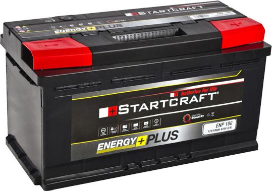 STARTCRAFT ENP 100 - Startera akumulatoru baterija adetalas.lv