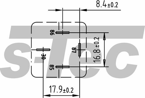 S-TEC WES20200100A - Relejs, Darba strāva adetalas.lv