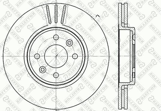 BOSCH 986479885 - Bremžu diski adetalas.lv