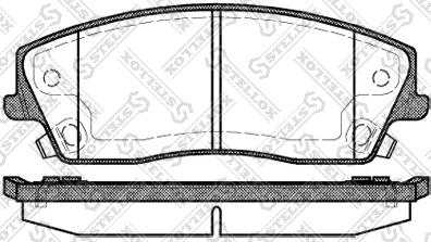 BENDIX 573456B - Bremžu uzliku kompl., Disku bremzes adetalas.lv