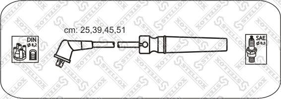 Stellox 10-38570-SX - Augstsprieguma vadu komplekts adetalas.lv