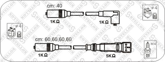 Stellox 10-38330-SX - Augstsprieguma vadu komplekts adetalas.lv