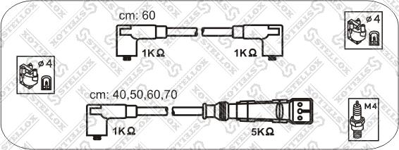 Stellox 10-38338-SX - Augstsprieguma vadu komplekts adetalas.lv