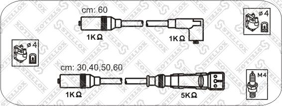 Stellox 10-38337-SX - Augstsprieguma vadu komplekts adetalas.lv