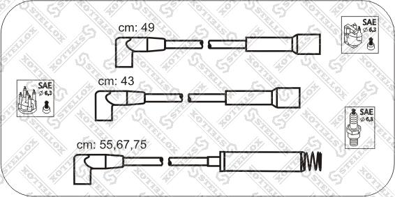 Stellox 10-32311-SX - Augstsprieguma vadu komplekts adetalas.lv