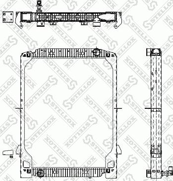 Stellox 81-03319-SX - Radiators, Motora dzesēšanas sistēma adetalas.lv