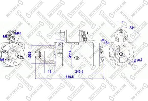 Stellox 88-02027-SX - Starteris adetalas.lv