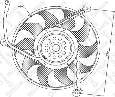 Stellox 29-99008-SX - Ventilators, Motora dzesēšanas sistēma adetalas.lv