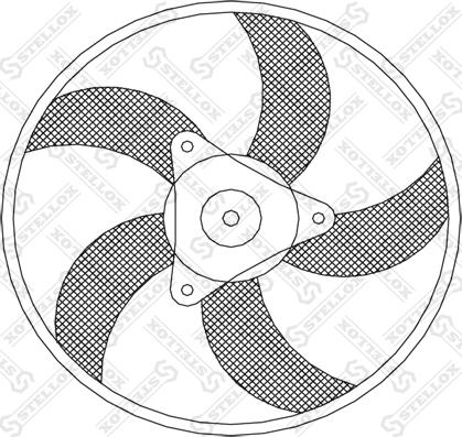 Stellox 29-99260-SX - Ventilators, Motora dzesēšanas sistēma adetalas.lv