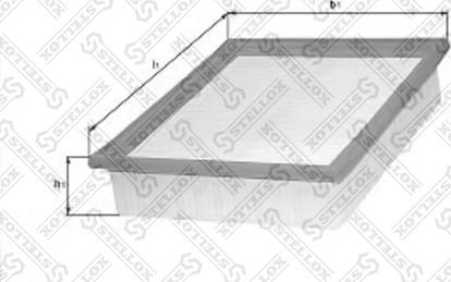 Stellox 71-00517-SX - Gaisa filtrs adetalas.lv