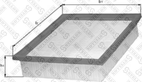 Stellox 71-01030-SX - Gaisa filtrs adetalas.lv