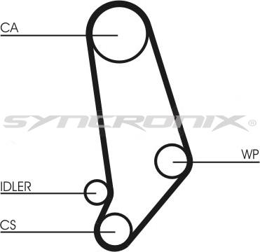 SYNCRONIX SY110539 - Zobsiksnas komplekts adetalas.lv