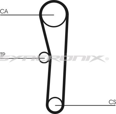 SYNCRONIX SY110536 - Zobsiksnas komplekts adetalas.lv