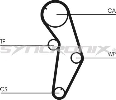 SYNCRONIX SY110841 - Zobsiksnas komplekts adetalas.lv