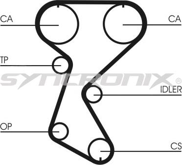 SYNCRONIX SY110760 - Zobsiksnas komplekts adetalas.lv