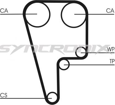 SYNCRONIX SY1101006 - Zobsiksnas komplekts adetalas.lv